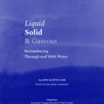 Ifor Duncan gives keynote at the Liquid, Solid & Gaseous: Remembering Through and with Water Conference at King’s College London